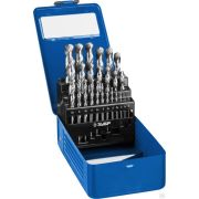 Набор сверл по металлу ЗУБР ПРОФ-А 25 шт 1-13 мм,, сталь Р6М5, класс А, метбокс