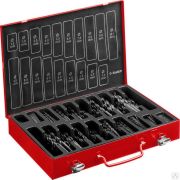 Набор сверл по металлу ЗУБР МАСТЕР 370 шт 1-10 мм,, сталь Р4М2, класс В, метбокс