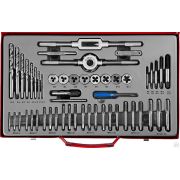 Набор метчиков и плашек ЗУБР Мастер, сталь 9ХС, 52 предмета