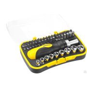 Набор реверсивная отверка с насадками Compact-46 46 шт STAYER