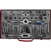 Набор метчиков и плашек, сталь 9ХС ЗУБР 65 предметов