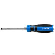 Отвертка ударная сквозной Cr-V стержень SL6 x 100 мм ЗУБР Профессионал УДАРНИК