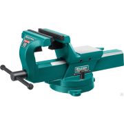 Кованые стальные тиски KRAFTOOL FORGE-180/230 с регулировкой компенсации люфта