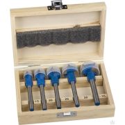 Композит 5 шт, 15-20-25-30-35 мм, набор сверл форстнера композитных, твердосплавные резцы ЗУБР