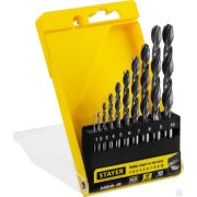Набор сверл по металлу, быстрорежущая сталь М2 PROFI 10 шт 1-10 мм