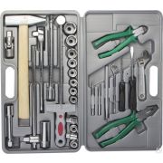 Набор слесарно-монтажного инструмента НИЗ УНИВЕРСАЛ - 2, сталь 40Х, в пластиковом кейсе, 29 предметов