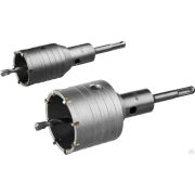 Набор коронок по бетону с оснасткой, d = 50, 68 мм, кейс, ЗУБР Профессионал