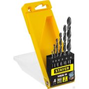 Набор сверл по металлу, быстрорежущая сталь М2 PROFI 6 шт 2-8 мм