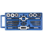 Набор метчиков и плашек в пластиковом боксе, сталь 9ХС ЗУБР 16 предметов