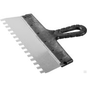 Шпатель ЗУБР Мастер ФАСАДНЫЙ, нержавеющее полотно, 300 мм, зуб 10х10 мм