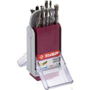 Набор сверл комбинированный ЗУБР 10 шт, в супер боксе