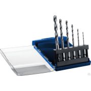 Набор сверл по металлу ЗУБР ПРОФ-А 6 шт 2-8 мм, с шестигранным хвостовиком, сталь Р6М5, класс А