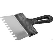 Шпатель ЗУБР Мастер ФАСАДНЫЙ, нержавеющее полотно, 200 мм, зуб 10х10 мм