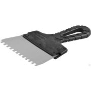 Шпатель ЗУБР Мастер ФАСАДНЫЙ, нержавеющее полотно, 150 мм, зуб 6х6 мм