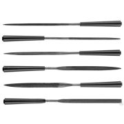 Набор надфилей, в чехле, с ручкой STAYER 6 шт 140 мм