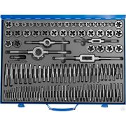 Набор метчиков и плашек, сталь Р6М5 ЗУБР 110 предметов