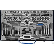 Набор метчиков и плашек, сталь Р6М5 ЗУБР 65 предметов