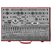 Набор метчиков и плашек, сталь 9ХС ЗУБР 110 предметов