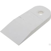 Шпатель ЗУБР Мастер резиновый, белый, 1 шт, 40 мм