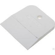 Шпатель ЗУБР Мастер резиновый, белый, 1 шт, 80 мм