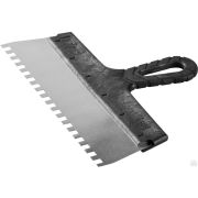 Шпатель ЗУБР Мастер ФАСАДНЫЙ, нержавеющее полотно, 300 мм, зуб 8х8 мм