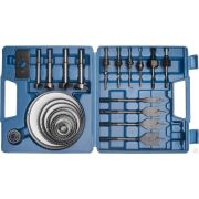 Набор коронок по дереву и сверл ЗУБР 28 предметов