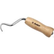 Скручиватель ЗУБР Мастер проволоки, крюк из нержавеющей стали, буковая рукоятка