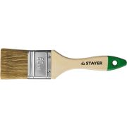 Кисть плоская STAYER LASUR-STANDARD, смешанная натуральная и искусственная щетина, деревянная ручка, 50 мм Stayer