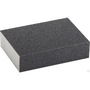 Губка шлифовальная ЗУБР ЭКСПЕРТ четырехсторонняя, SiC, средняя жесткость, Р120, 100х68х26 мм