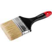 Кисть плоская STAYER UNIVERSAL-PROFI, светлая натуральная щетина, деревянная ручка, 100 мм Stayer