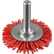 Щетка дисковая для дрели, нейлоновая проволока с абразивным покрытием, 38 ЗУБР Профессионал