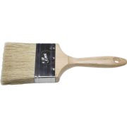 Кисть плоская STAYER UNIVERSAL-LUX, светлая натуральная щетина, деревянная ручка, 100 мм Stayer