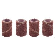 Лента ЗУБР абразивная, P 80, посадка d 6,3, L 12,7 мм, 4 шт