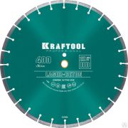 Диск алмазный отрезной LASER-BETON 400 мм по бетону и камню, KRAFTOOL