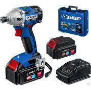 Бесщеточный винтоверт, 2 АКБ 4Ач, в кейсе, Профессионал GVB-250-42 ЗУБР 20В