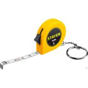 Рулетка-брелок STAYER MINI 1м / 6 мм