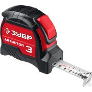 Рулетка с автостопом ЗУБР Автостоп 3 м х 16 мм