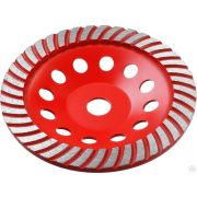 Сегментированная алмазная чашка ЗУБР Турбо-Плюс d 180 мм, Мастер