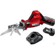 Пила сабельная СПЛ-125-22 ЗУБР 12В, 2 АКБ 2Ач, в коробке