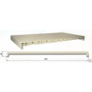 Подоконник 700 мм белый, 2 капиноса