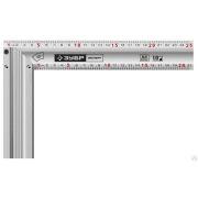 Жесткий столярный угольник с усиленным алюминиевым полотном ЗУБР ЭКСПЕРТ 250 мм