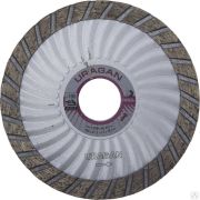 Диск алмазный отрезной ТУРБО-Плюс 105 мм сегментированный эвольвентный по бетону, камню, кирпичу, URAGAN