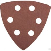 Треугольник шлифовальный универсальный STAYER MASTER на велкро основе, 6 отверстий, Р320, 93х93х93 мм, 5 шт