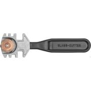 Стеклорез ЗУБР ЭКСПЕРТ роликовый, 3 режущих элемента, с пластмассовой ручкой