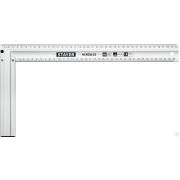 Жесткий столярный угольник с усиленным алюминиевым полотном STAYER HERCULES 400 мм