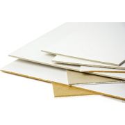 ХДФ плита 2070х2800х3 мм односторонняя белая