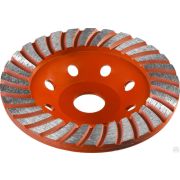 Сегментированная алмазная чашка ЗУБР Турбо-Плюс d 125 мм, Мастер