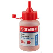 Краска ЗУБР разметочная для строительных работ, красная, 50г