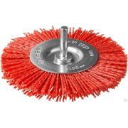 Щетка дисковая для дрели, нейлоновая проволока с абразивным покрытием, 100 ЗУБР Профессионал