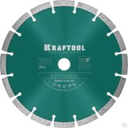 Диск алмазный отрезной UNIVERSAL 230 мм сегментный по железобетону, высокопрочному бетону, KRAFTOOL